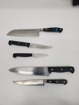 Lot of 5 J A Henckels knives used