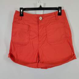 Anthropologie Women's Orange Shorts SZ 29