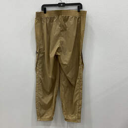 NWT Mens Beige High Rise Relaxed Fit Straight Leg Track Pants Size 1X alternative image