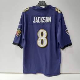 Men's Purple Baltimore Ravens # 8 Jackson Jersey Size L alternative image