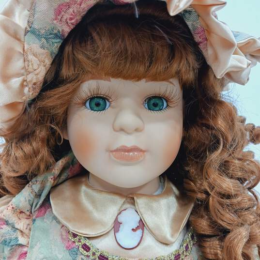 Vintage the Collectors Choice by Dandee Girl Porcelain Doll image number 2