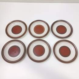 Bundle of Six Denby Dessert Plates alternative image