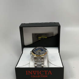 Designer Invicta Pro Diver Two-Tone Chronograph Analog Wristwatch With Box