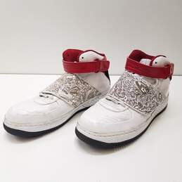 Air Jordan Fusion 20 White Varsity Red 331823-101 Sneakers Men's Size 11