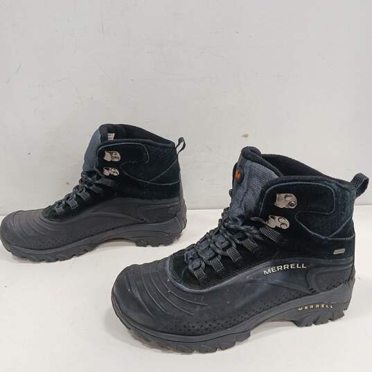 Merrell Glacier Black Boots Men's Size 10 image number 2