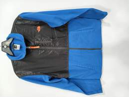 Boy's Black/Blue Fleece Jacket Size XL (18/20)