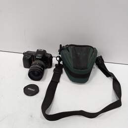 Nikon N50 35-80mm Film Camera w/ Lens & Soft Green Travel Case