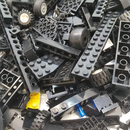 Lego Block ALL BLACK Pieces Lot image number 3