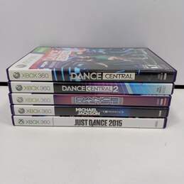 Bundle of 5 Xbox 360 Kinect Dance Video Games
