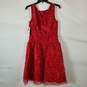 Adrianna Papell Women Red Dress SZ 10 NWT image number 2