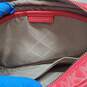 Michael Kors Jet Set Geranium Crossbody Leather PVC Signature MK Bag image number 6