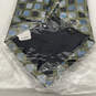 NWT Mens Multicolor Geometric Silk Keeper Loop Pointed Necktie Size XL image number 4