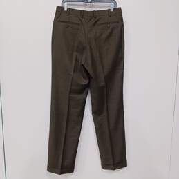 Zanella Men's Brown Dress Pants Size 34 alternative image