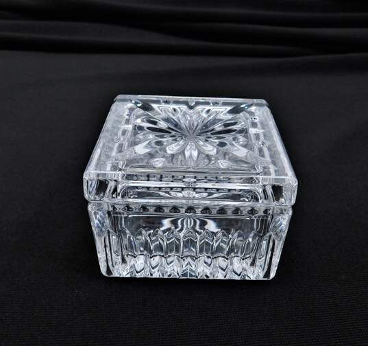 Marquis Waterford Crystal Square Covered Box IOB image number 2