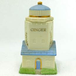 2002 Lenox Lighthouse Seaside Spice Jar Fine Ivory China Ginger