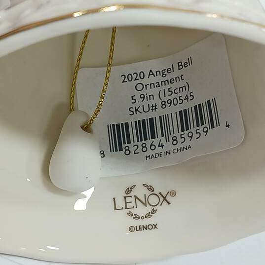 Lenox 2020 Annual Women w/ Wings Bell Ornament New In Box image number 4
