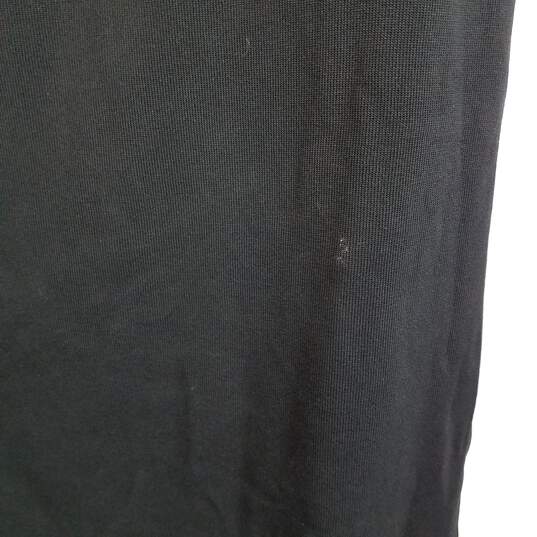 Misook petite acrylic black midi skirt with slit S image number 5