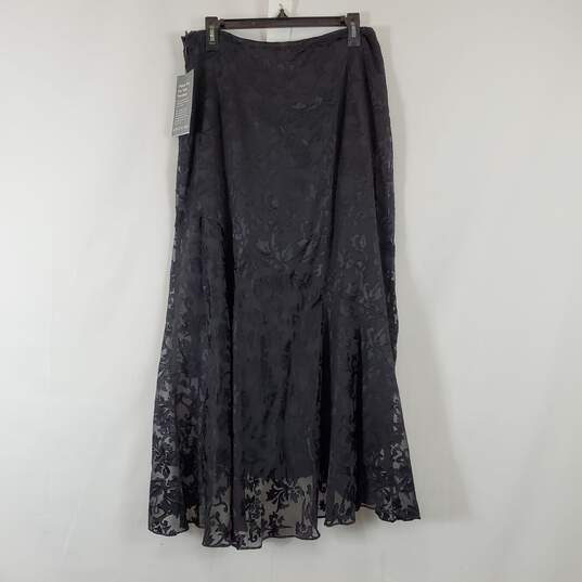 J.R Nites By Caliendo Women's Black Long Skirt SZ 12 NWT image number 6