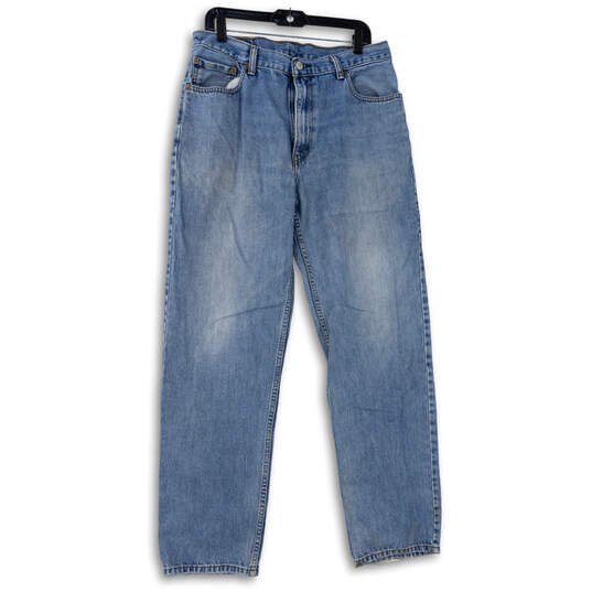 Men's Blue 550 Medium Wash Pockets Denim Tapered Leg Jeans Size 36 X 36 image number 1