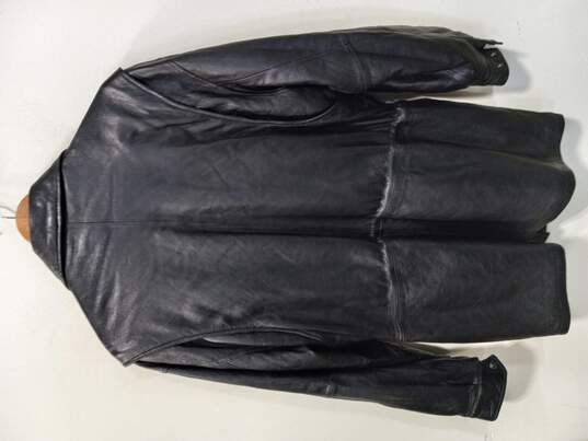 Pelle Studio Wilsons Men's Black Leather Jacket Size M image number 7