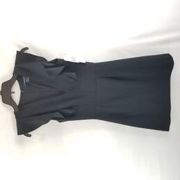 French Connection Women Black Ruffle Dress 0 NWT