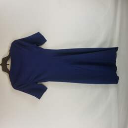 Diane Von Furstenberg Women Blue Dress Size XS NWT alternative image