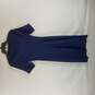 Diane Von Furstenberg Women Blue Dress Size XS NWT image number 2