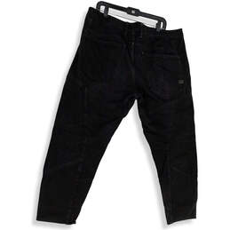 Mens Black Denim Dark Wash Stretch Pockets Skinny Leg Jeans Size 38/34 alternative image