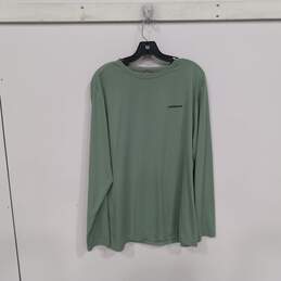 Patagonia Men's Green Capilene Cool LS Light Weight Activewear Fishing Shirt XL