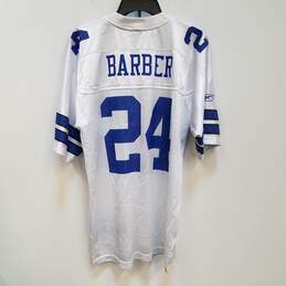 Mens White Blue Dallas Cowboys Marion Barber #24 Football-NFL Jersey Size M alternative image