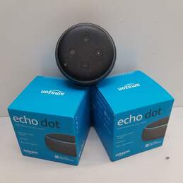 Amazon Echo Dot Smart Speakers Lot of 3