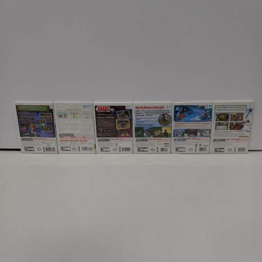 Bundle of 6 Assorted Nintendo Wii Video Games image number 2