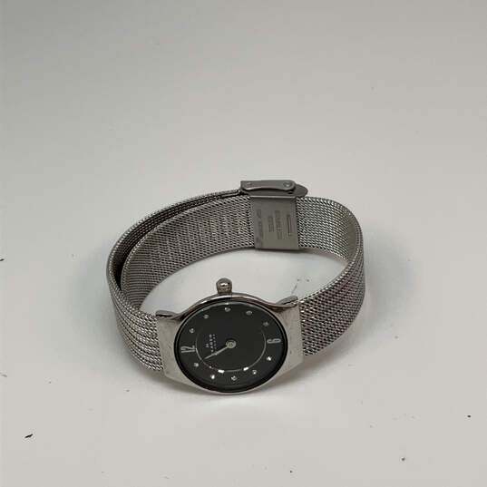Designer Skagen Black Round Dial Adjustable Strap Analog Wristwatch image number 2