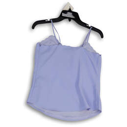 NWT Womens Purple Scalloped V-Neck Pullover Camisole Tank Top Size 00 alternative image