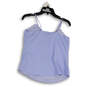 NWT Womens Purple Scalloped V-Neck Pullover Camisole Tank Top Size 00 image number 2