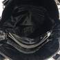 London Fog Black Patent Leather Audrey Handbag image number 4