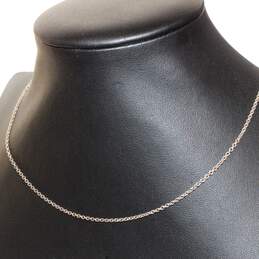 Tiffany & Co. Sterling Silver Cable Chain 16" Necklace alternative image