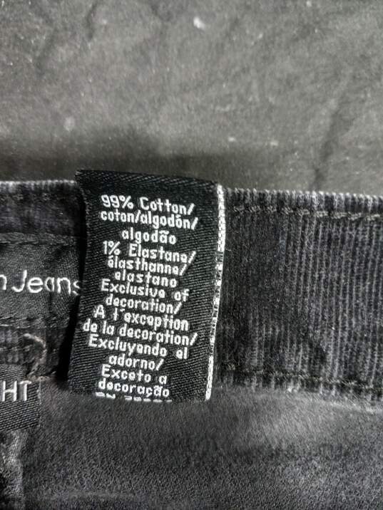Women’s Calvin Klein Jeans Straight Leg Corduroy Jean Sz 4 image number 4