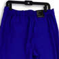 NWT Womens Blue Hayden Flat Front Slash Pockets Ankle Pants Size 12P image number 4