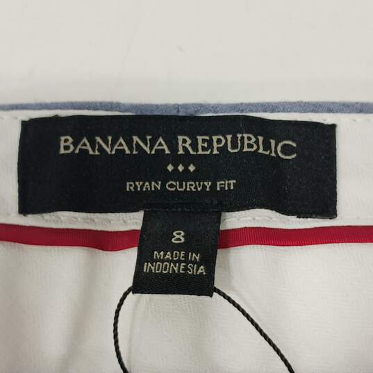 Banana Republic Women's Blue Ryan Curvy Fit Dress Pants Size 8 NWT image number 4