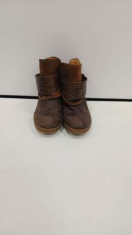 Pikolinos Brown Leather Ankle Boots Size 5.5 (EU Size 36)