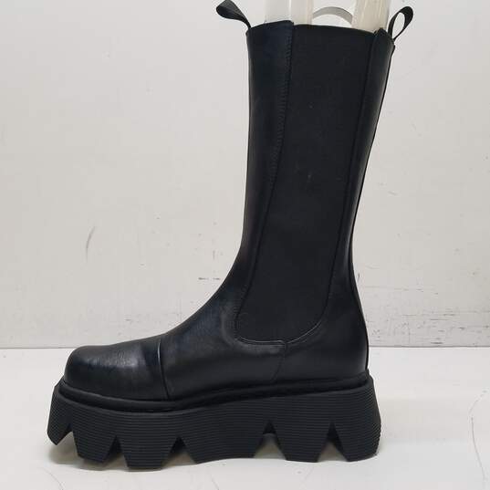 Lamoda Platform Chunky High Boots Black 6 image number 2