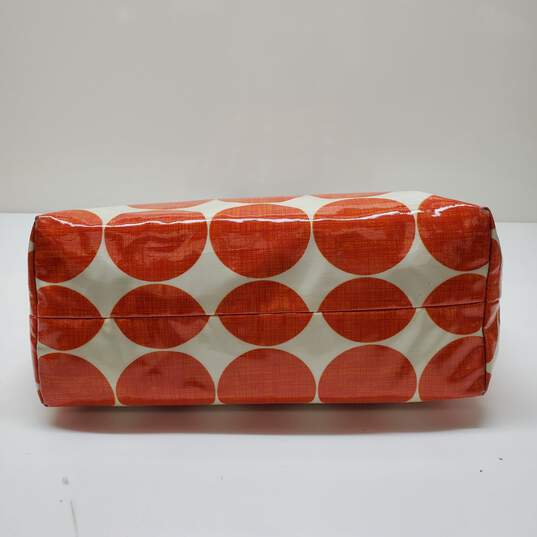 Kate Spade Daycation Bon Shopper Crosshatch Dots Tote Bag Coated Nylon 12x13x5" image number 5