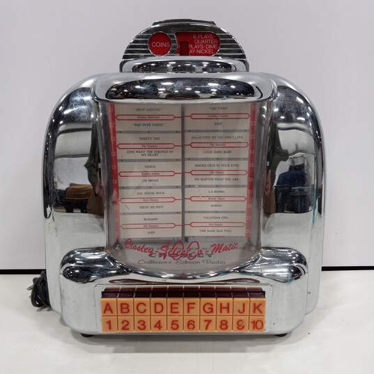 Vintage Crosley Jukebox Cassette Radio Collectors Edition Select-O-Matic 100 Model CR-9 image number 1
