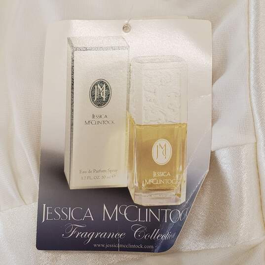 Jessica McClintock Women White Dress Sz 4P NWT image number 5