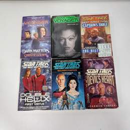 Bundle of 6 Assorted Star Trek The Next Generation Novels