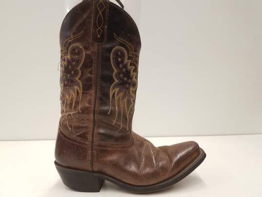 Ladero 52034 Women Boots Brown Leather Size 7.5M image number 6