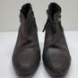 Rag & Bone Distressed Grey Margot Ankle Boots Heels Zip Women's Size 39 image number 2