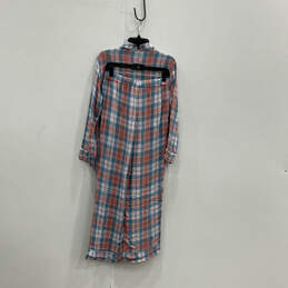 NWT Womens Multicolor Plaid Long Sleeve Two-Piece Pajama Set Size X-Small alternative image
