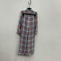 NWT Womens Multicolor Plaid Long Sleeve Two-Piece Pajama Set Size X-Small image number 2